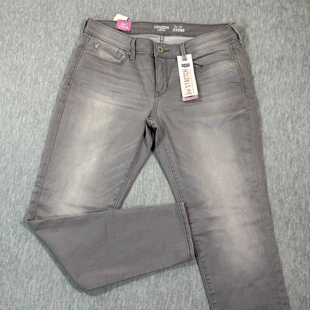 Denizen Levi's Jeans Juniors 15 Gray Low Rise Jegging Love Stretch NWT‎ Skinny